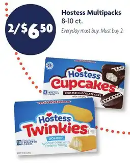 Family Dollar Hostess Multipacks offer