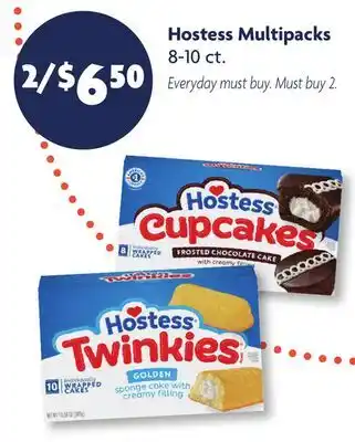 Family Dollar Hostess Multipacks offer