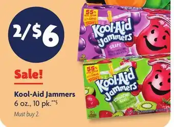 Family Dollar Kool-Aid Jammers offer