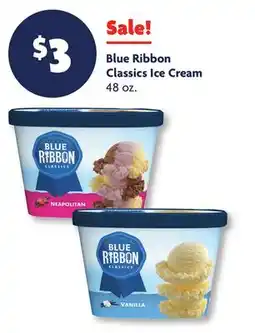 Family Dollar Blue Ribbon Classics Ice Cream offer