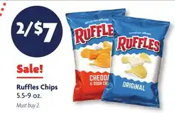 Family Dollar Ruffles Chips offer