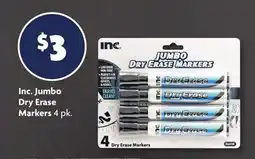 Family Dollar Inc. Jumbo Dry Erase Markers offer