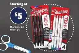 Family Dollar Sharpie S-Gel Pens offer