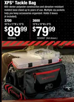 Cabela's XPS Tackle Bag offer