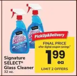 Safeway Signature Select Glass Cleaner offer