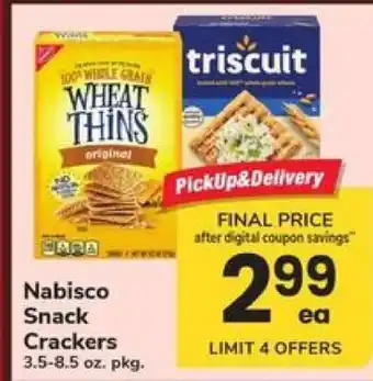 Safeway Nabisco Snack Crackers offer