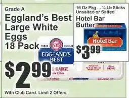 Key Food Eggland's Best Large White Eggs offer