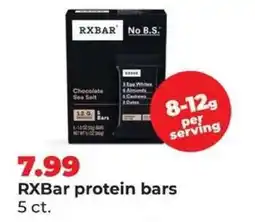 Hy-Vee RXBAR Protein Bars offer