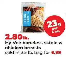Hy-Vee Hy-Vee boneless skinless chicken breasts offer