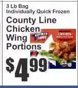 Key Food County Line Chicken Wing Portions offer
