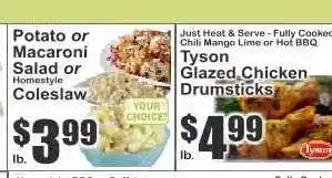 Key Food Tyson Glazed Chicken Drumsticks offer