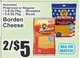 Key Food Borden Cheese offer