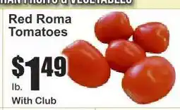 Key Food Red Roma Tomatoes offer