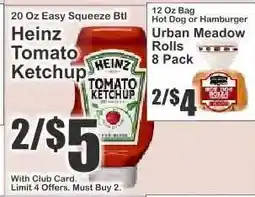Key Food Heinz Tomato Ketchup offer