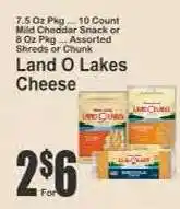 Key Food Land O'Lakes Cheese offer