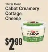 Key Food Cabot Creamery Cottage Cheese offer
