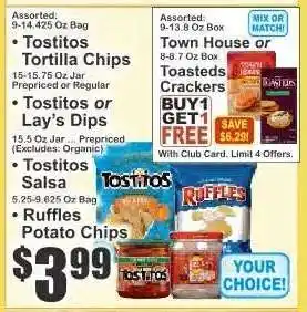 Key Food Tostitos Tortilla Chips offer