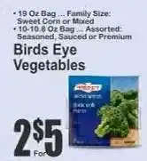 Key Food Birds Eye Vegetables offer