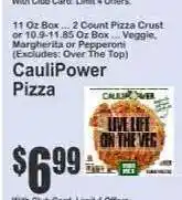 Key Food Caulipower Pizza offer