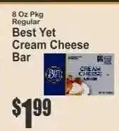 Key Food Best Yet Cream Cheese Bar offer