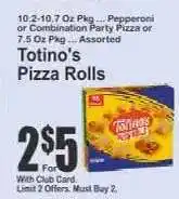 Key Food Totino's Pizza Rolls offer