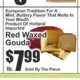 Key Food Red Waxed Gouda offer