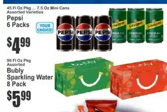Key Food Bubly Sparkling Water offer