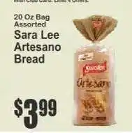 Key Food Sara Lee Artesano Bread offer