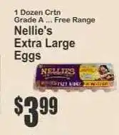 Key Food Nellie's Extra Large Eggs offer