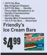 Key Food Friendly's Ice Cream Bars offer