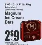 Key Food Magnum Ice Cream Bars offer