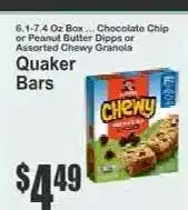 Key Food Quaker Bars offer