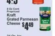 Key Food Kraft Grated Parmesan Cheese offer