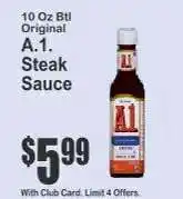 Key Food A. 1. Steak Sauce offer