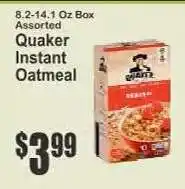Key Food Quaker Instant Oatmeal offer