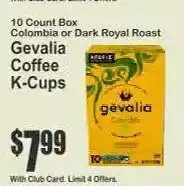 Key Food Gevalia Coffee K-Cups offer