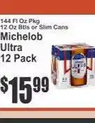 Key Food Michelob Ultra 12 Pack offer