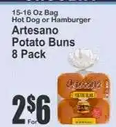 Key Food Artesano Potato Buns 8 Pack offer
