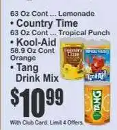 Key Food Tang Drink Mix offer
