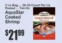 Key Food AquaStar Cooked Shrimp offer