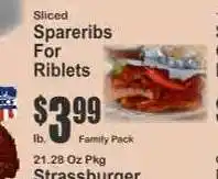 Key Food Sliced Spareribs For Riblets offer