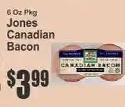 Key Food Jones Canadian Bacon offer
