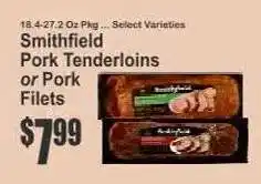 Key Food Smithfield Pork Tenderloins or Pork Filets offer