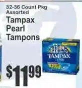 Key Food Tampax Pearl Tampons offer