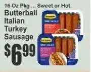 Key Food Butterball Italian Turkey Sausage offer