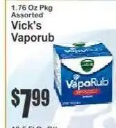 Key Food Vick's Vaporub offer