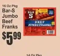 Key Food Bar S Jumbo Beef Franks offer