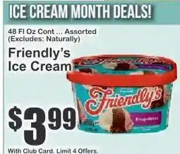 Key Food Friendly's Ice Cream offer