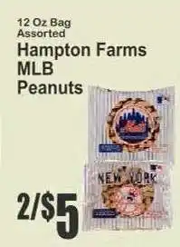 Key Food Hampton Farms MLB Peanuts offer