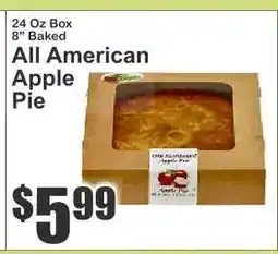 Key Food All American Apple Pie offer